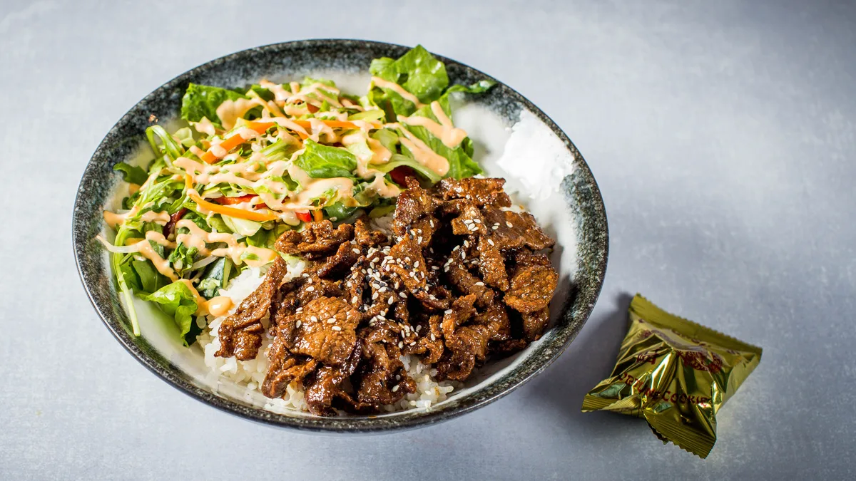 Bulgogi rice bowl