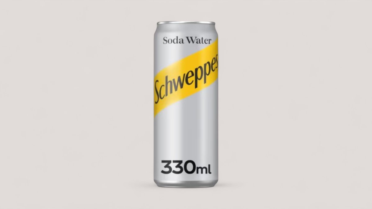 Schweppes Soda Water 0.33 l