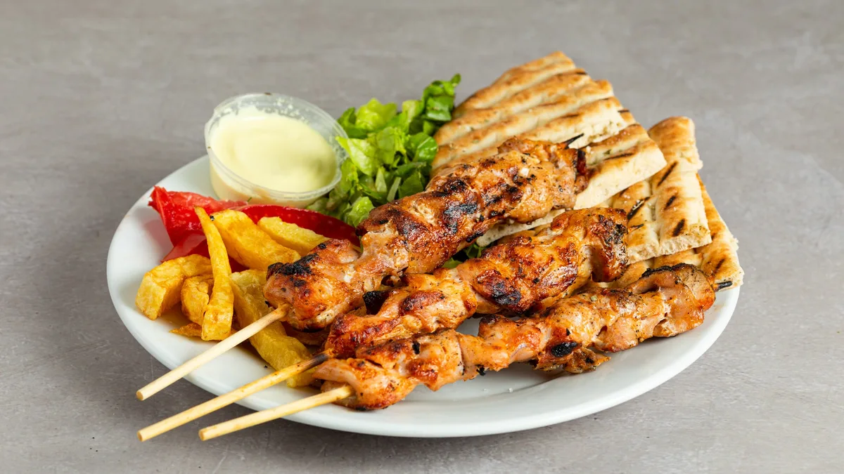 Chicken Leg Skewer Portion
