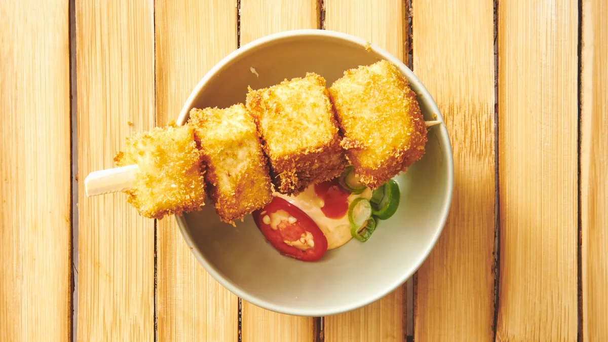 Deep Fried Tofu (5 stk) (V)