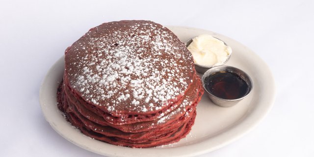Red Velvet Pancakes