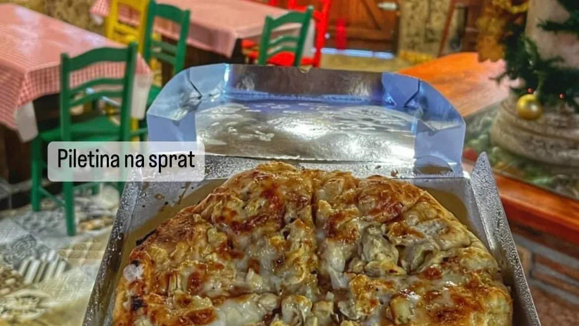 Pizza sprat piletina 21cm