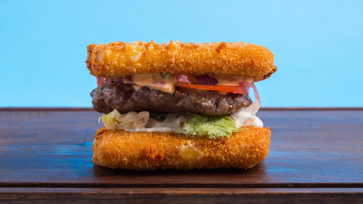 Pohovani sir burger