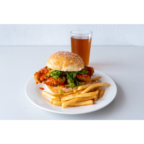 Combo Hamburguesa de Pollo Bufalo