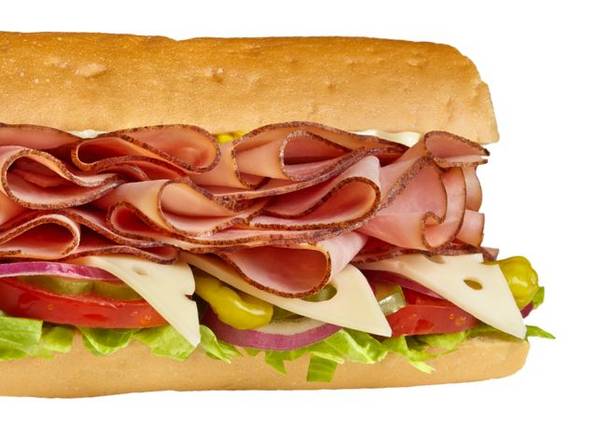#2 Ham and Swiss - 6" Regular
