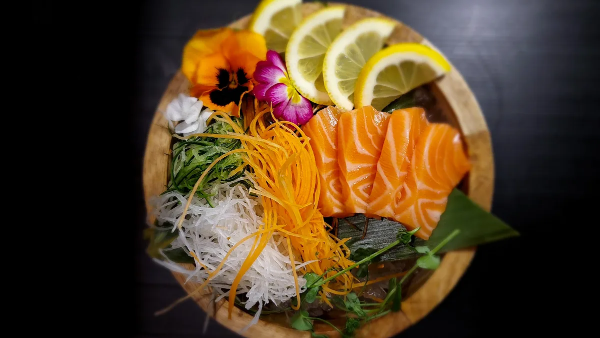 Sashimi losos