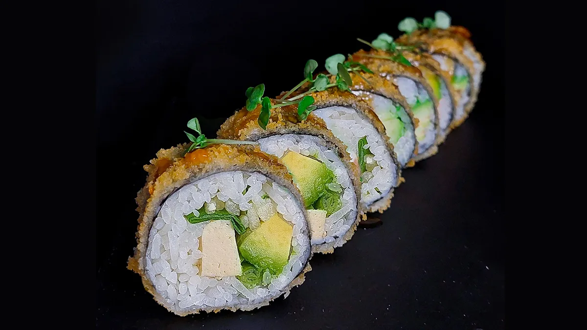 Tempura Tofu Futomaki  - XXL Vegan Rolnica
