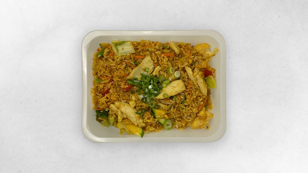 Gebratener Reis mit Curry