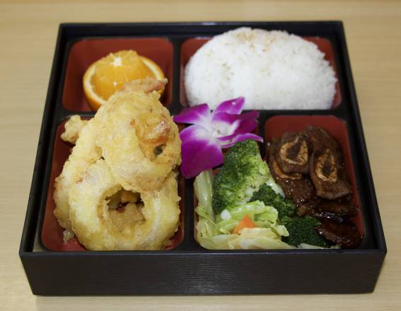 2.BBQ Ribs with Rice