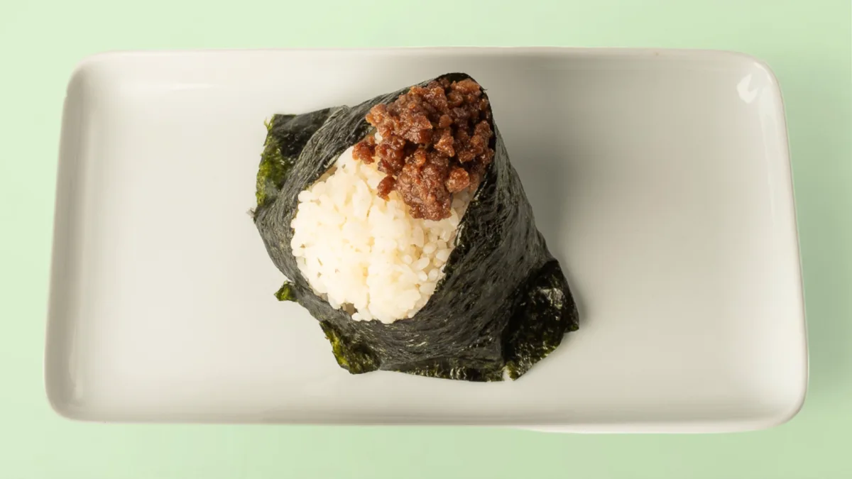 Onigiri Hackfleisch