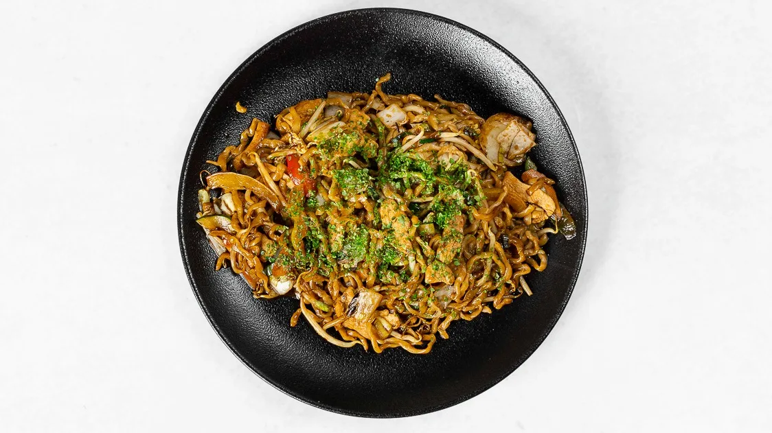 Yakisoba s piščancem