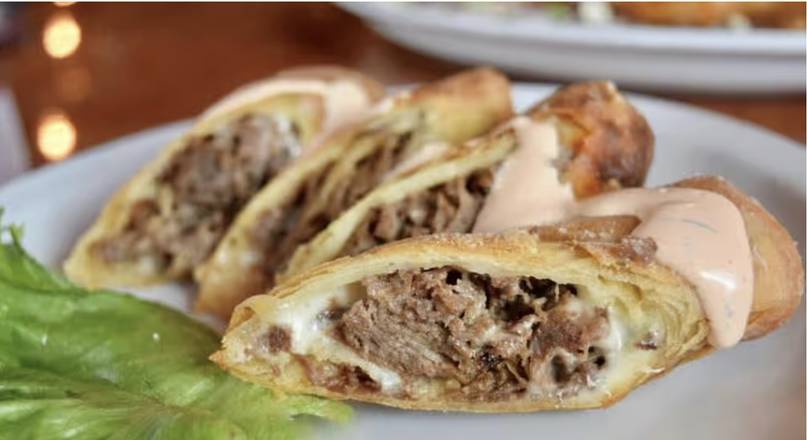 Cheesesteak Spring Rolls