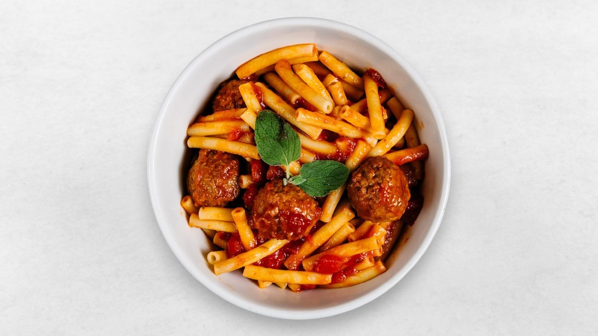 Mac Vegan Meetball Marinara