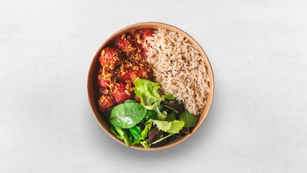 Vegan Meetball Marinara
