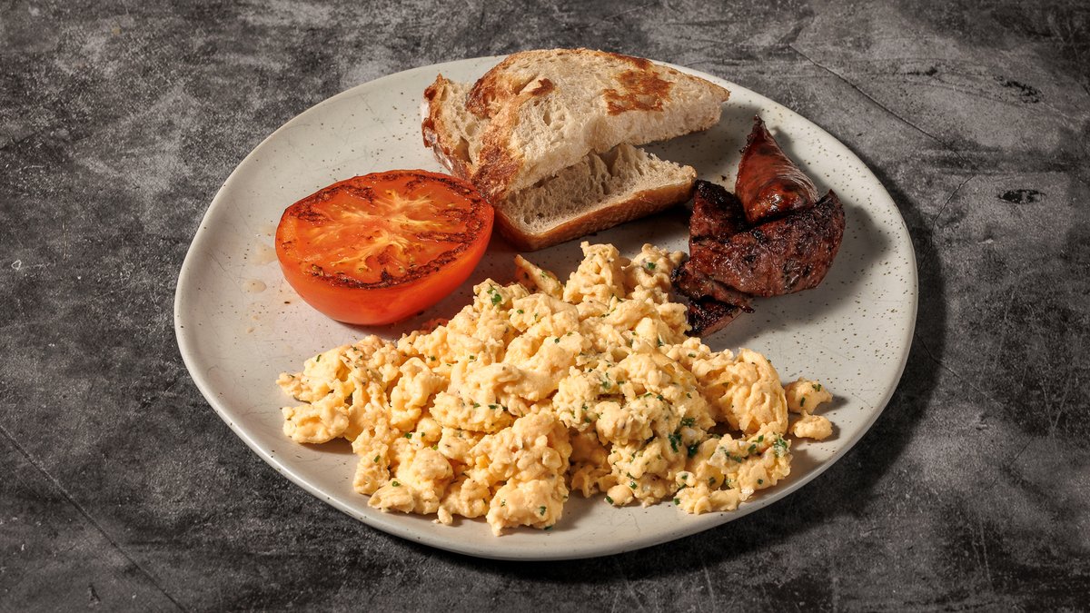 Scrambled Eggs με Παρμεζάνα
