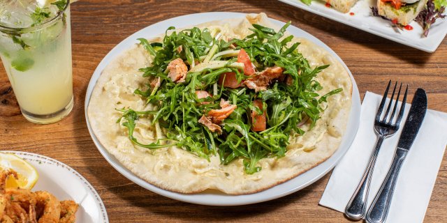Salmon Piadine