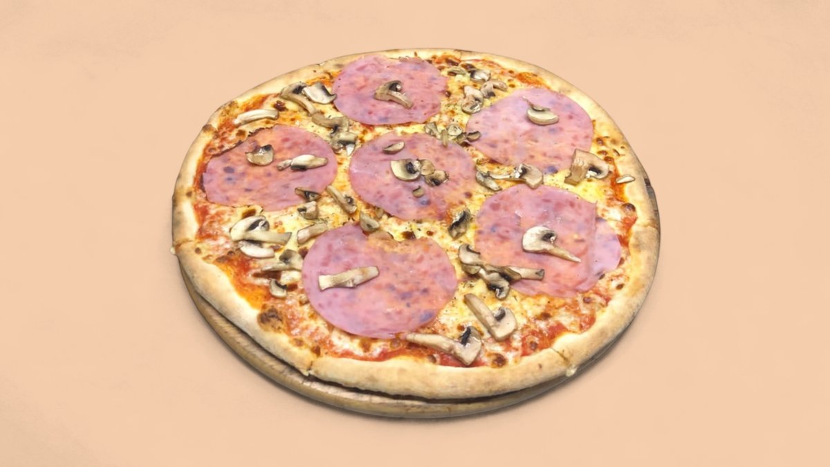 Pizza Ham and Mushroom