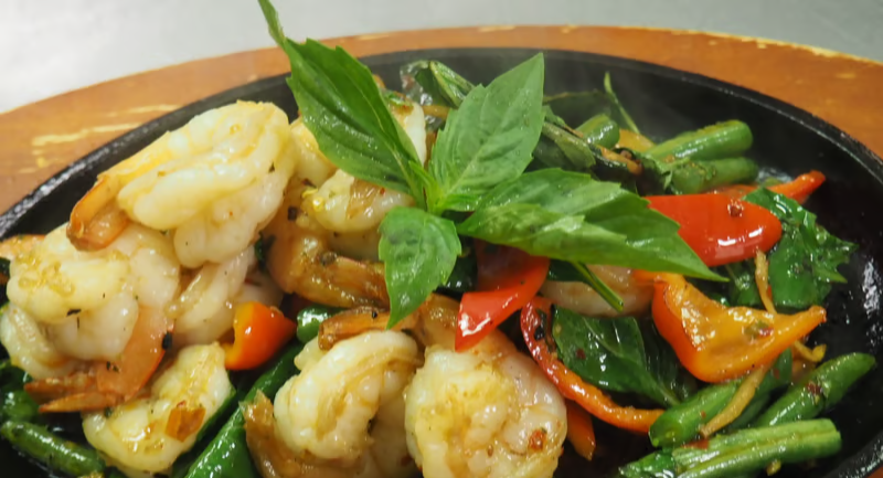 Pad-Cha Shrimp