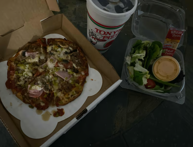 Express Specialty Pizza and Salad Combo