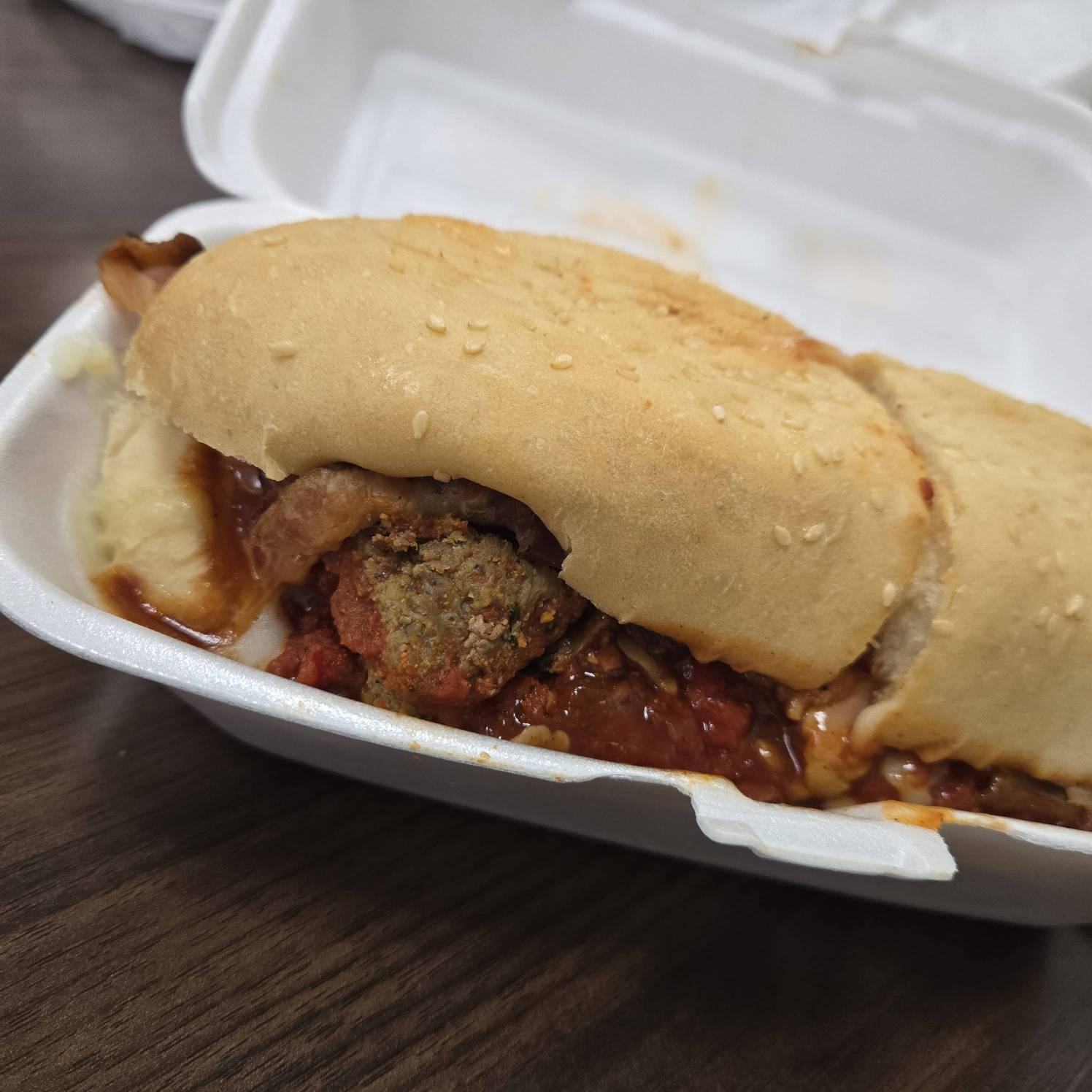 Meatball Special Po Boy