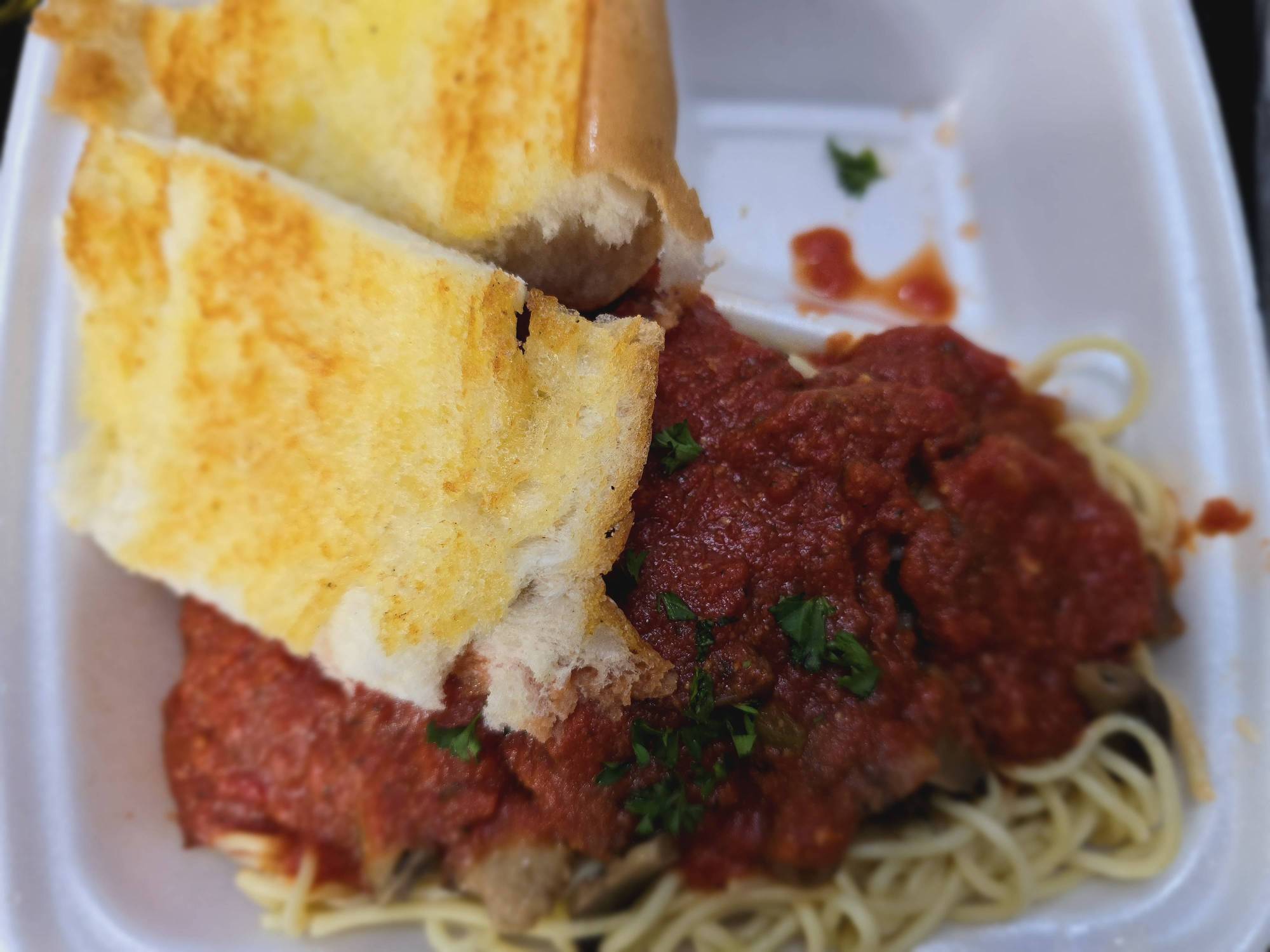 Spaghetti and Mushrooms