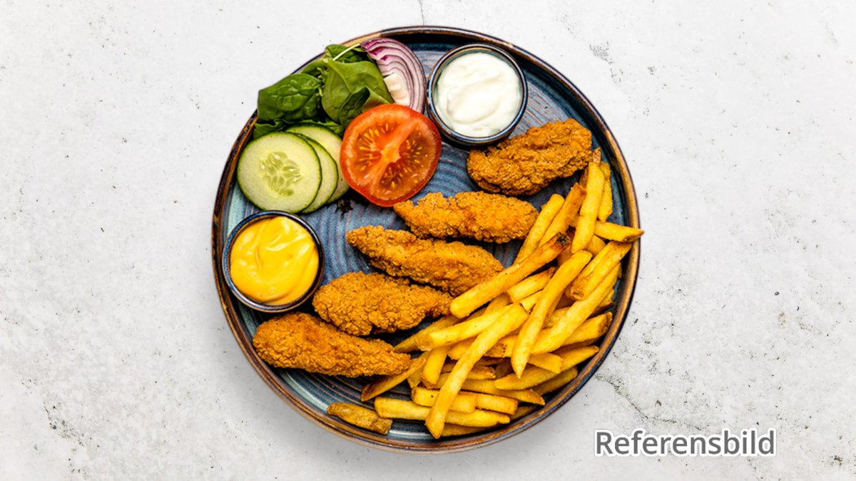 Crispy Chicken Filé Tallrik