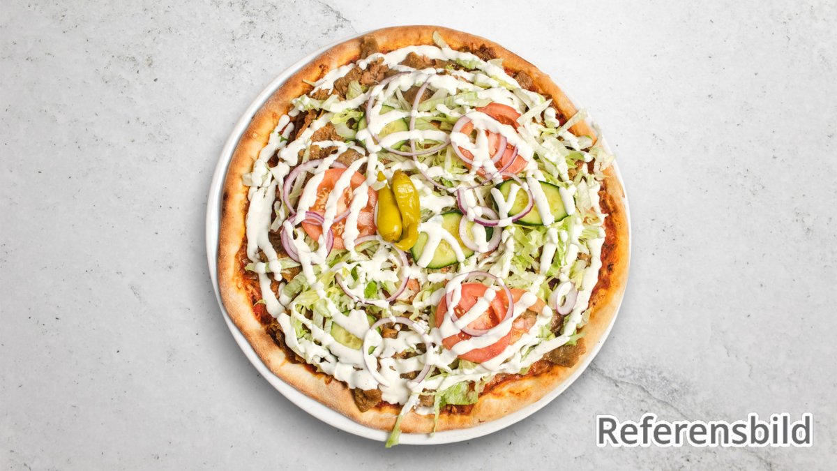 Kyckling Kebabpizza