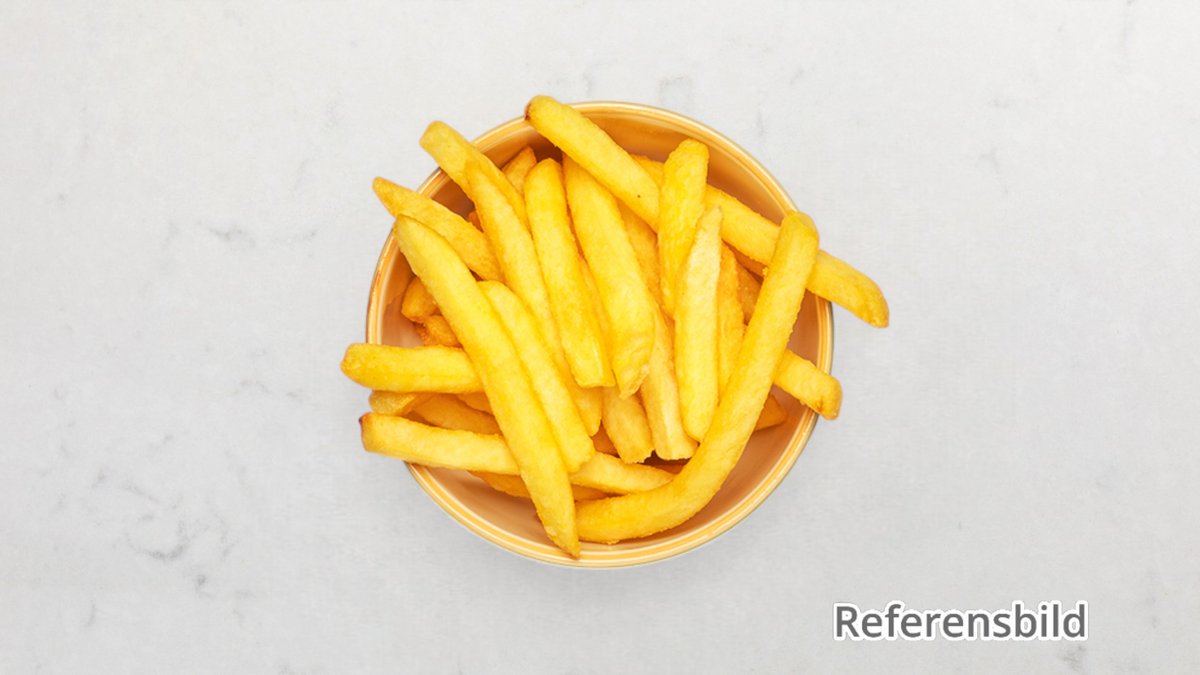 Pommes Frites Tallrik