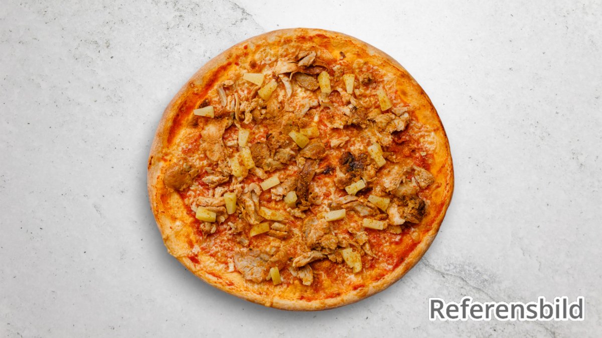 Vegansk Kycklingpizza