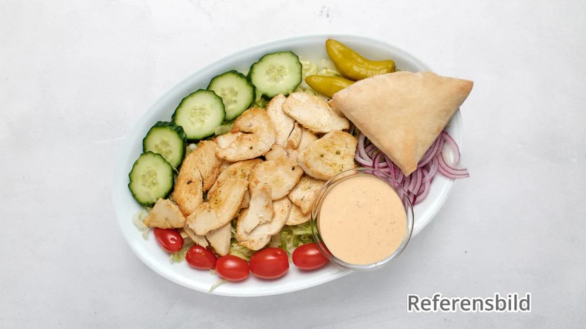 Vegansk Kycklingsallad