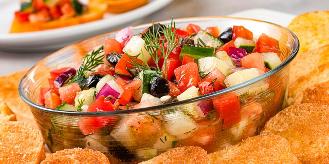 Greek Bruschetta