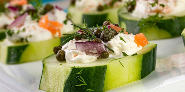 Nova Spread on Cucumber