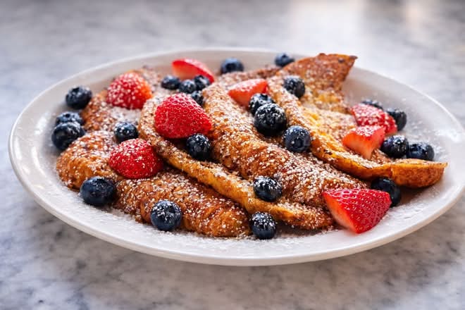Croissant Berry French Toast