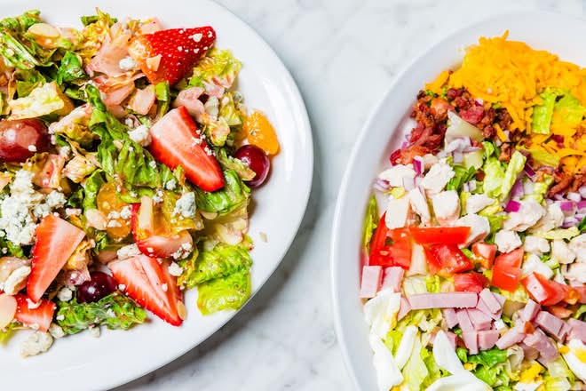 Two Café-Sized Hand Tossed Salads