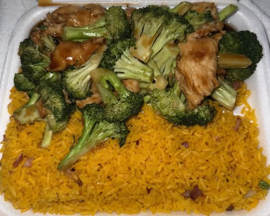 Chicken with Broccoli Platter