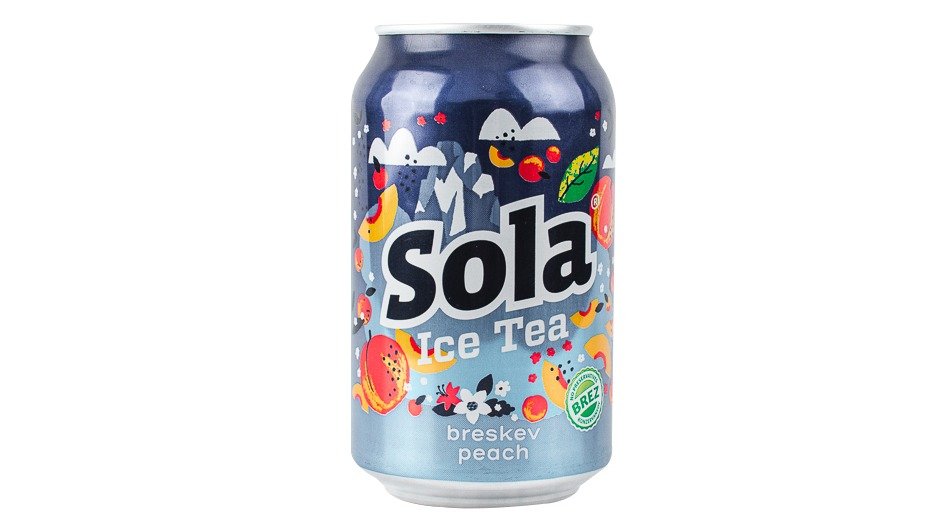 Sola ledeni čaj breskev 0.33 l