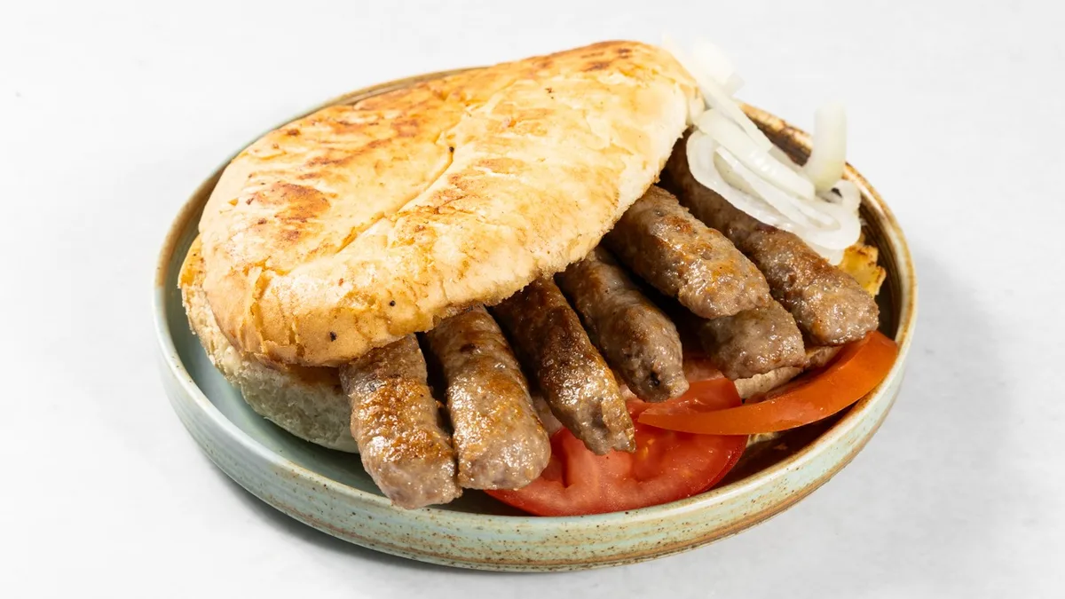 Top čevapi s ciabatto