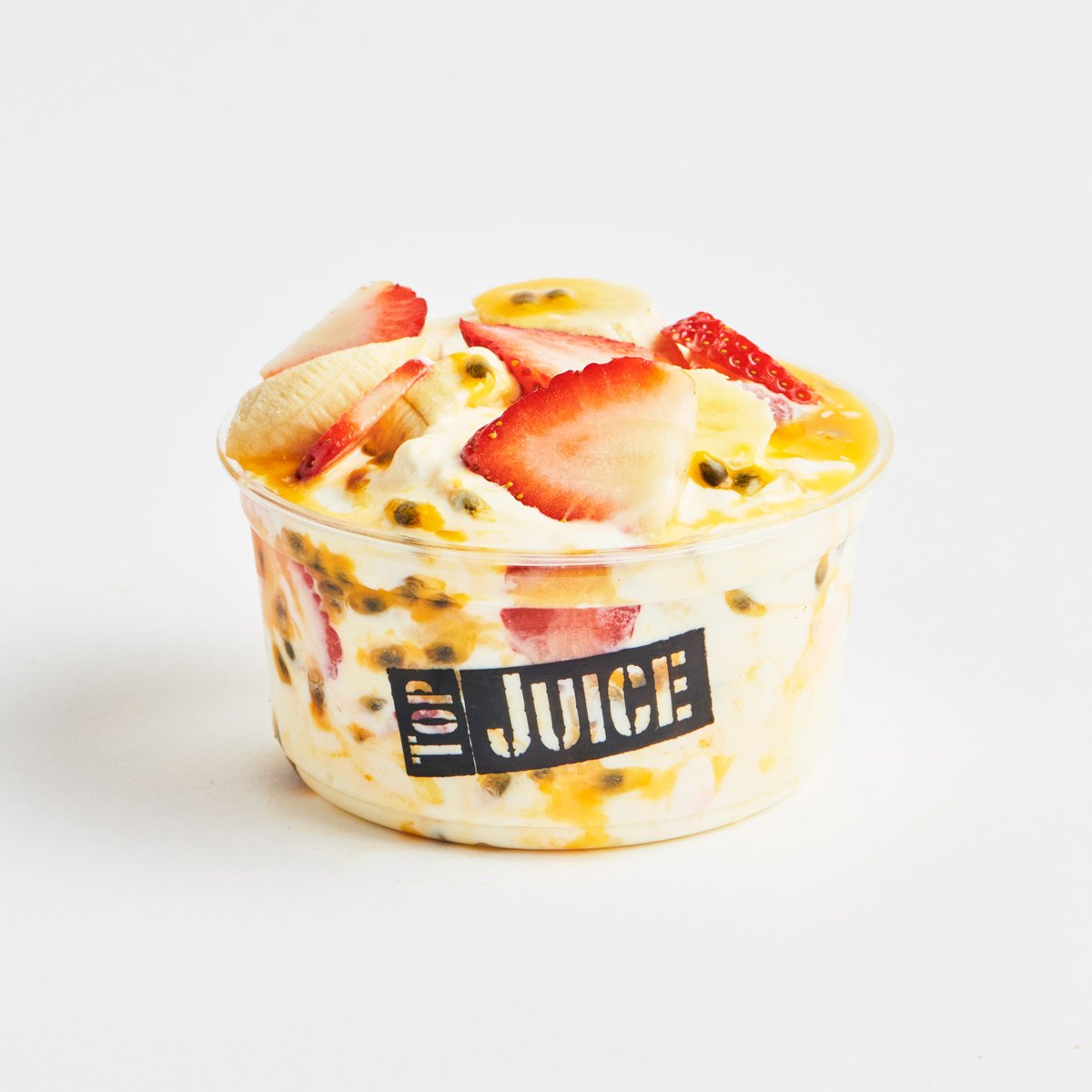 Strawberry Banana Passionfruit Yoghurt