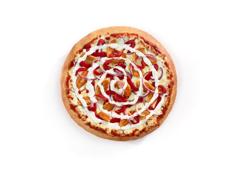 14" Large Halal Buffalo Chicken Pizza