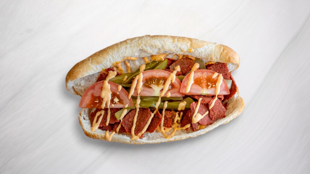 Sujuk med Baguette