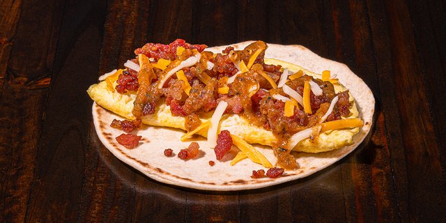 Bacon, Egg and Cheese Breakfast Tacos