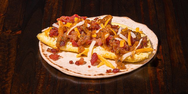 Bacon, Egg and Cheese Taco