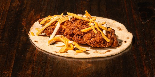 Fried Chicken Kids Taco