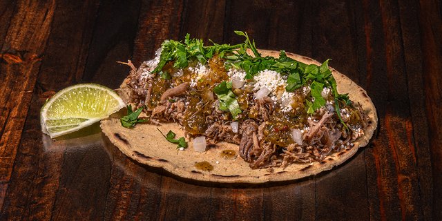 Green Chile Pork Taco