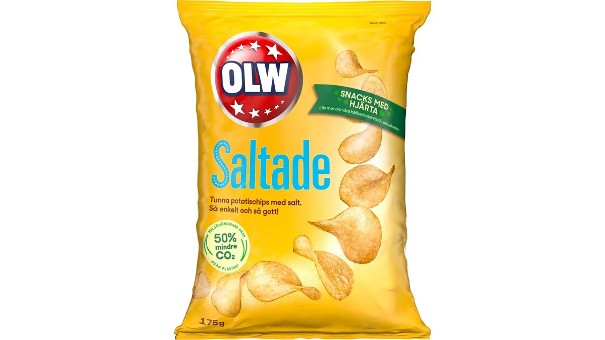 OLW Chips Lättsaltade 175 g