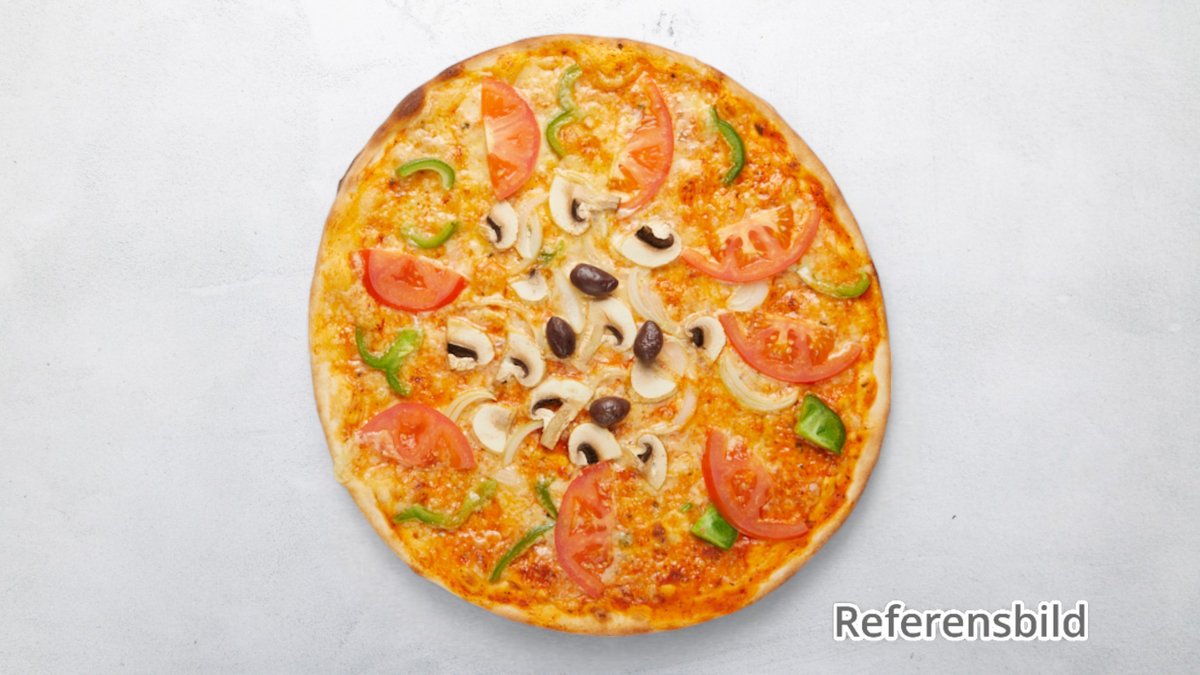 Vegetarisk Supreme Pizza