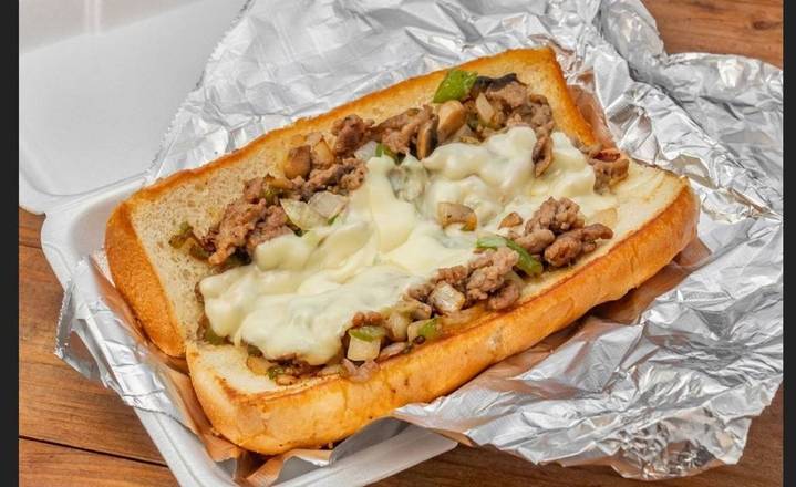Beef Philly With 6Pc Wings Combo