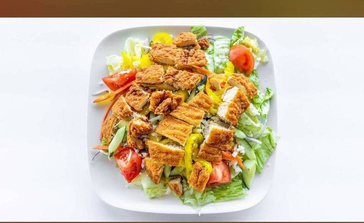 Fried Chicken Tender Salad (Large)