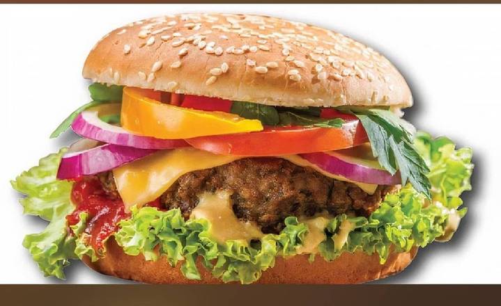 Hamburger Combo (With 6Pc Or 10Pc Wings)