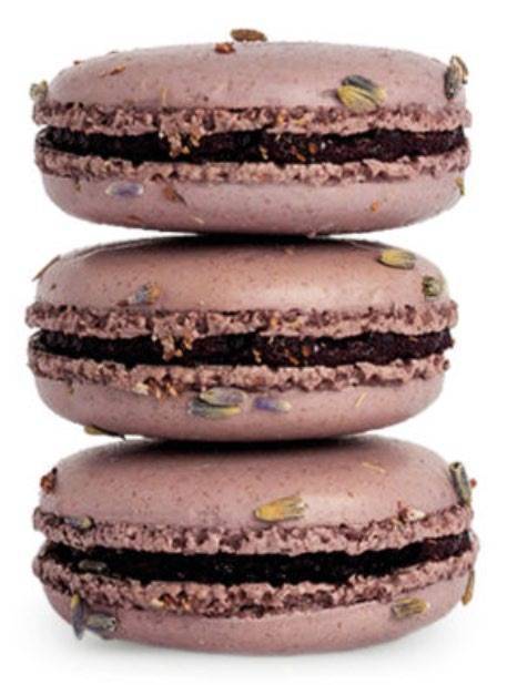Blueberry Lavender Macaron